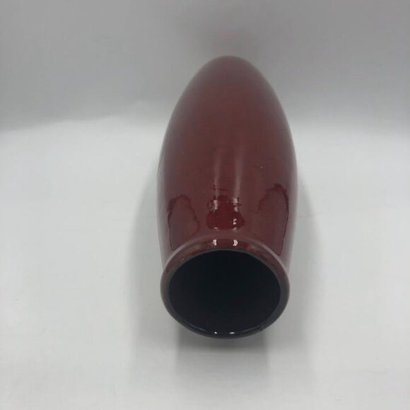 AMANO Made in Germany Scheurich RARE Red Oxblood Vase Pier 1 Imports Décor - Picture 5 of 13
